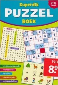 Boekenvoordeel Superdik puzzelboek aanbieding