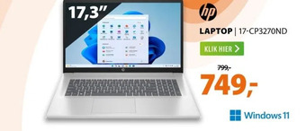 Expert Hp laptop | 17-cp3270nd aanbieding