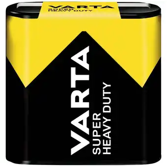 Conrad Platte batterij (4,5v) varta super heavy duty 4.5v bli 1 zink-kool 2700 mah 1 stuk(s) aanbieding