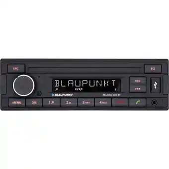 Conrad Blaupunkt madrid 200 bt autoradio enkel din bluetooth handsfree aanbieding