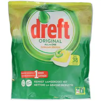 Action Dreft vaatwastabletten All-in-One Hawaii aanbieding