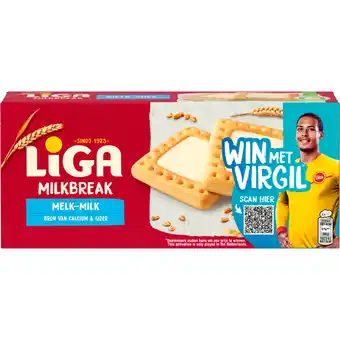 Dekamarkt Liga milkbreak melk 6 x 2 stuks aanbieding