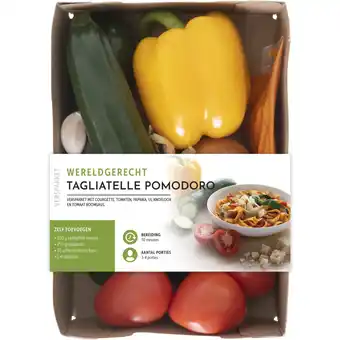 Dekamarkt Fresh & easy verspakket tagliatelle pomodoro aanbieding