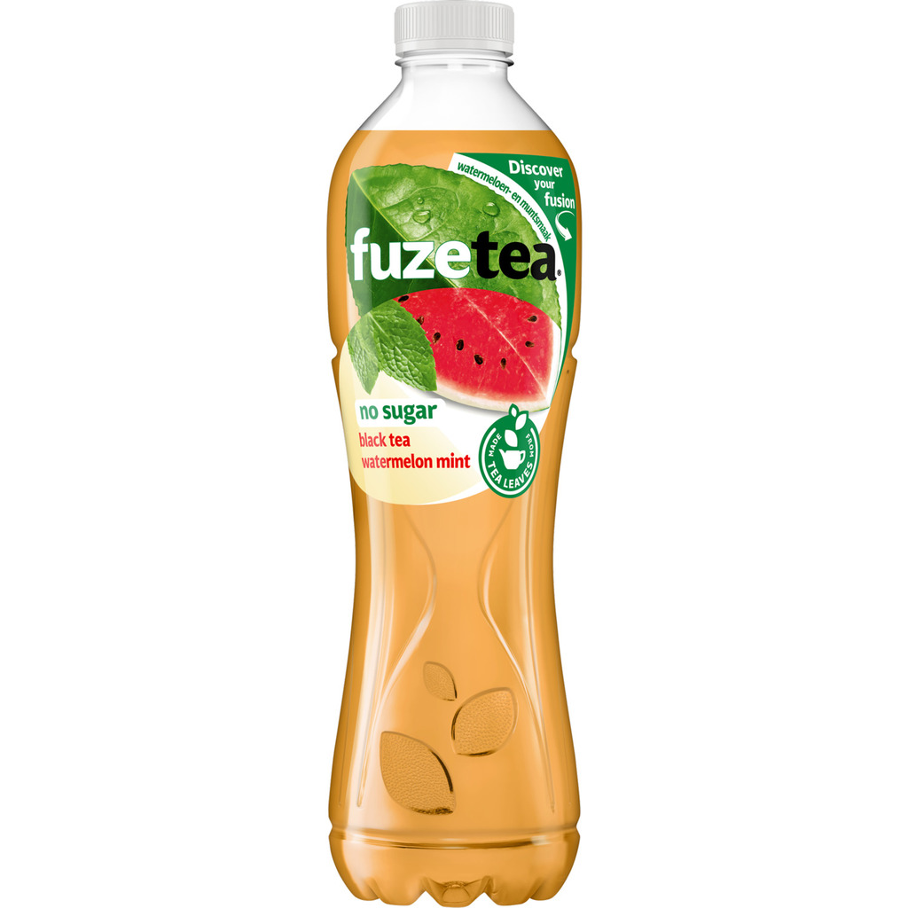 Fuze tea ice tea no sugar watermelon mint aanbieding bij Dekamarkt