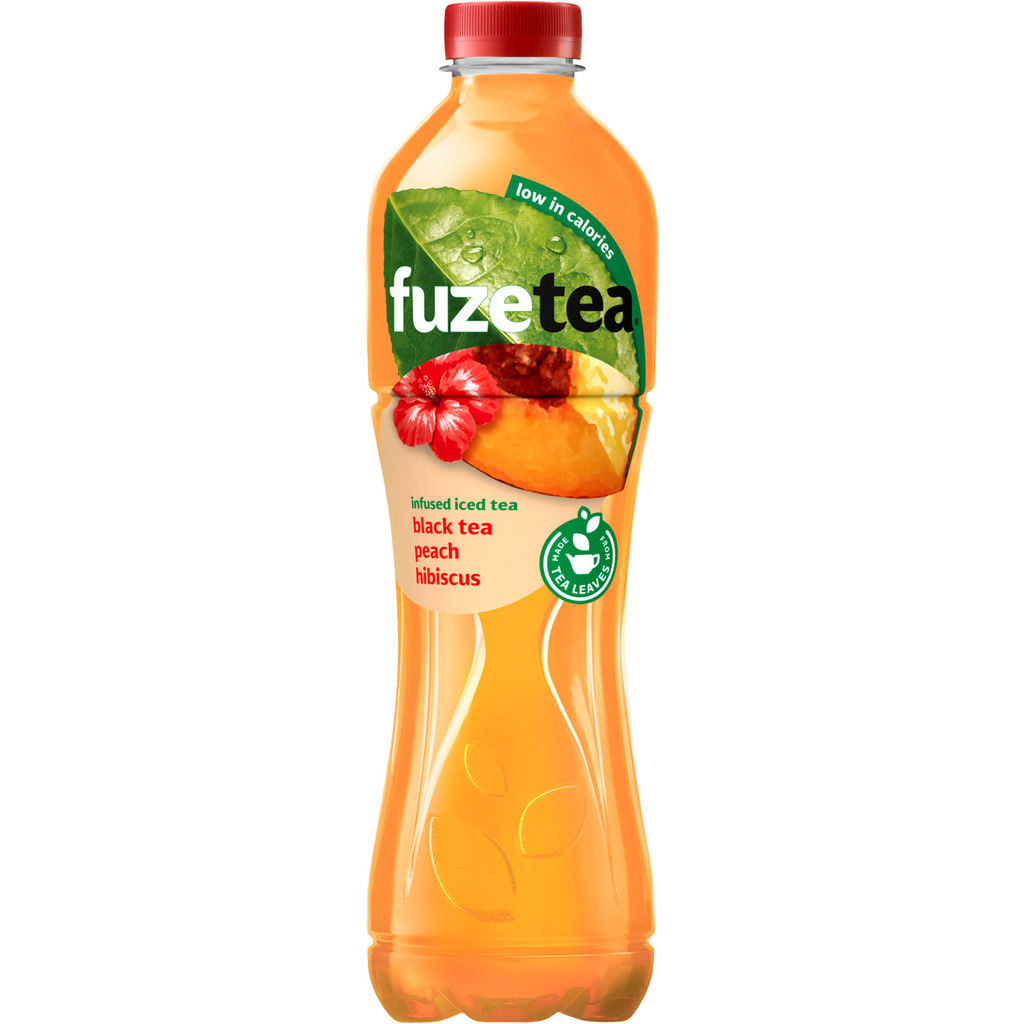 Fuze tea ice tea peach hibiscus aanbieding bij Dekamarkt