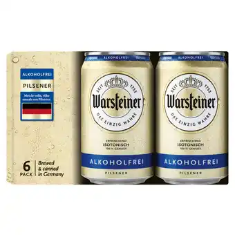 Dekamarkt Warsteiner pilsener alcoholvrij 6x33 cl aanbieding