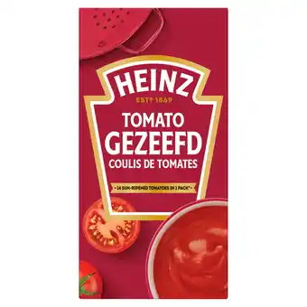 Dekamarkt Heinz gezeefde tomaten aanbieding