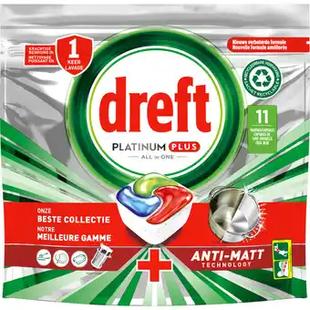 Dekamarkt Dreft vaatwastabletten platinum plus quickwash aanbieding