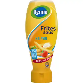 Dekamarkt Remia fritessaus halfvol aanbieding