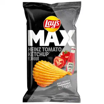 Dekamarkt Lay's ribbelchips max heinz tomato ketchup aanbieding