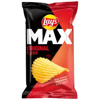 Dekamarkt Lay's ribbelchips max original aanbieding