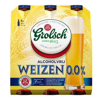 Dekamarkt Grolsch weizen alcoholvrij aanbieding