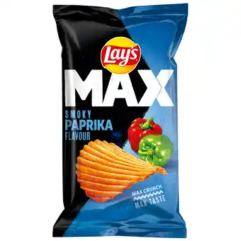 Dekamarkt Lay's ribbelchips max smoky paprika aanbieding