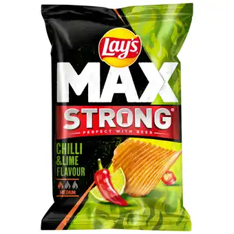 Dekamarkt Lay's chips max strong chilli & lime aanbieding