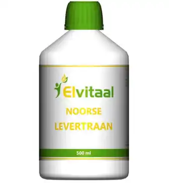 Drogisterij.net Elvitaal/elvitum levertraan (500ml) aanbieding