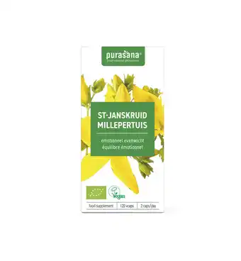 Drogisterij.net Purasana sint janskruid/millepertuis vegan bio (120vc) aanbieding