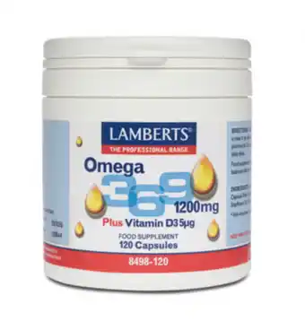 Drogisterij.net Lamberts visolie omega 3 6 9 (120ca) aanbieding