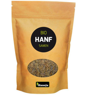 Drogisterij.net Hanoju hennep zaden paper bag bio (1000g) aanbieding