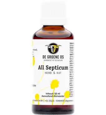 Drogisterij.net De groene os all septicum hond/kat (50ml) aanbieding