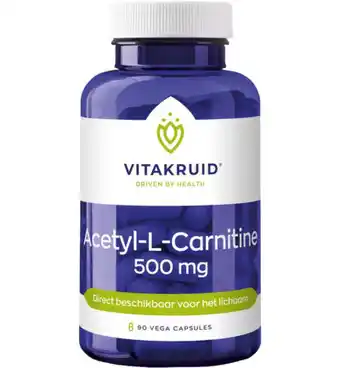 Drogisterij.net Vitakruid acetyl-l-carnitine 500 mg (90vc) aanbieding