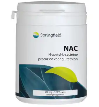 Drogisterij.net Springfield n acetyl l cysteine (120vc) aanbieding