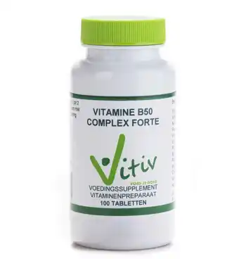 Drogisterij.net Vitiv vitamine b50 complex (100tb) aanbieding