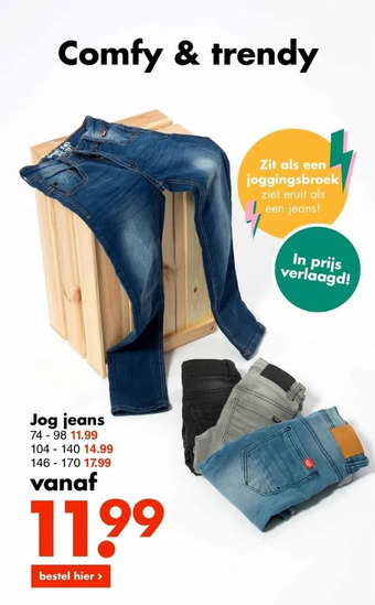 Wibra Jog jeans aanbieding