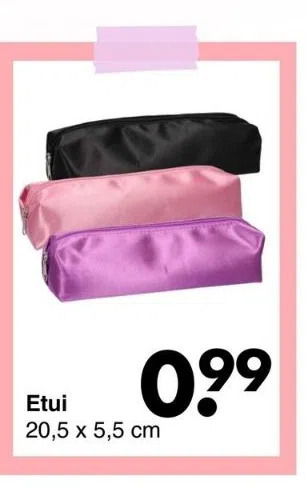 Wibra Etui aanbieding