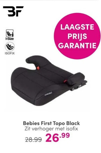 Baby & Tiener Bebies first topo black aanbieding