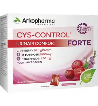 Drogisterij.net Cys-control forte (14sach) aanbieding