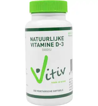 Drogisterij.net Vitiv vitamine d3 1000iu 25mcg vega (120vc) aanbieding