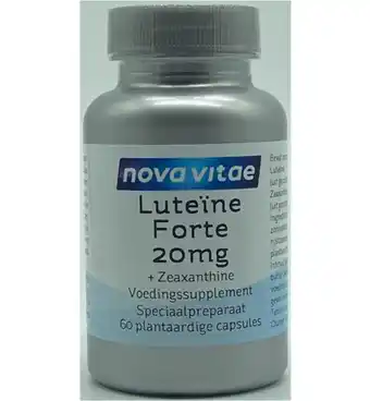 Drogisterij.net Nova vitae luteine forte 20 mg + zeaxanthine (60vc) aanbieding