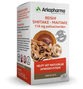 Drogisterij.net Arkocaps reishi shiitake maitake (45ca) aanbieding