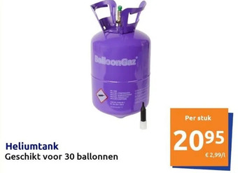 Action Heliumtank aanbieding