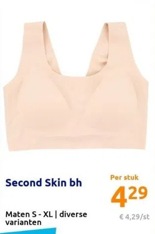 Action Second skin bh aanbieding