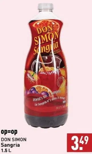 ALDI Sangria 1.5 l. aanbieding