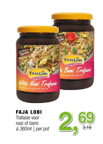 Amazing Oriëntal Faja lobi trafasie voor nasi of bami aanbieding