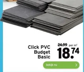 GAMMA Click pvc budget basic aanbieding