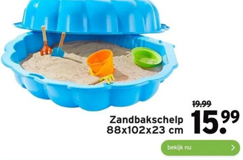 GAMMA Zandbakschelp 88x102x23 cm aanbieding