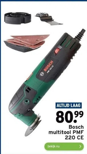 GAMMA Bosch multitool pmf 220 ce aanbieding