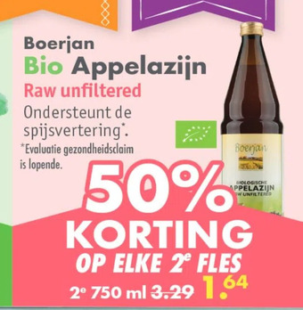 Gezond & Wel Boerjan bio appelazijn aanbieding