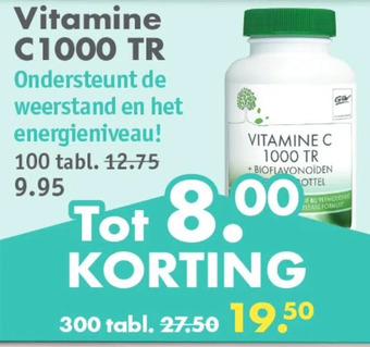 Gezond & Wel Vitamine c1000 tr aanbieding