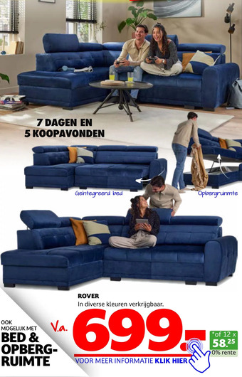 Seats and Sofas Rover aanbieding