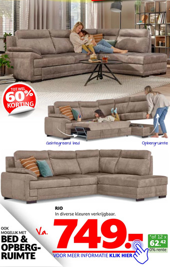 Seats and Sofas Rio aanbieding