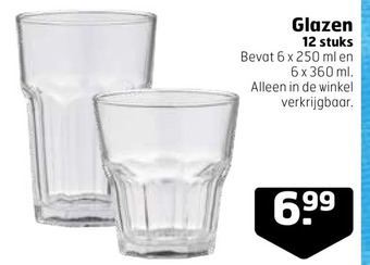 Trekpleister Glazen aanbieding