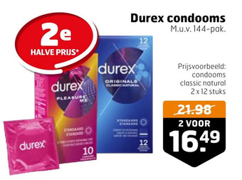 Trekpleister Durex condooms aanbieding