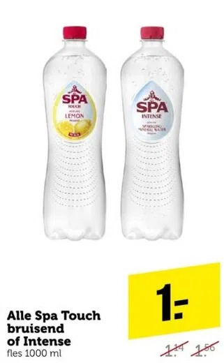 Coop Alle spa touch bruisend of intense aanbieding