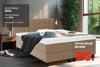 Lion Beddenshop Boxspring rens aanbieding