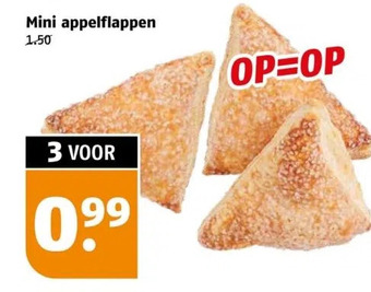 Poiesz Mini appelflappen 1.50 aanbieding