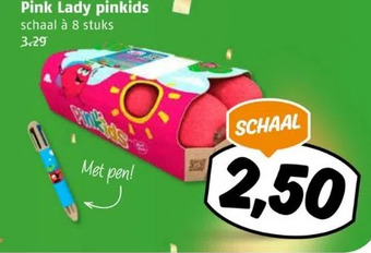 Poiesz Pink lady pinkids aanbieding